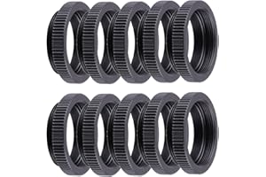 KAMTHING 10pcs 5mm C-CS C-Mount Camera Lens Adapter Ring C to CS Extension Tube for CCTV Security Cameras