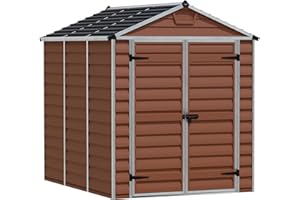 CANOPIA by Palram Abri de Jardin en Kit Skylight 4.2m², Cadre en Aluminium, Panneaux en Polycarbonate, Ambre