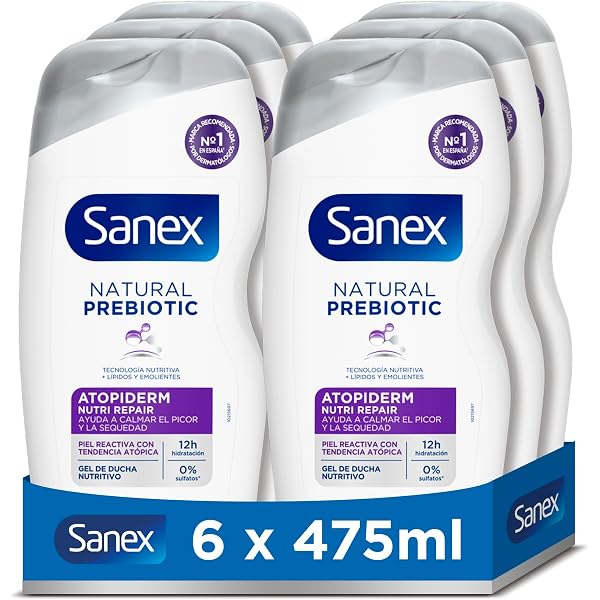 Sanex BiomeProtect Atopicare Set – Beruhigendes Duschöl 400 Ml + Duschcreme Nachfüllpack