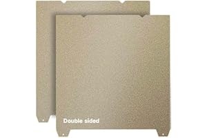 IdeaFormer Plateau PEI Double Face Plaque Acier à Ressort Plateforme d'imprimante 3D 235x235mm, PEI Sheet Flexible PEI Plateforme pour Creality K1/K1 Max pour Ender 3 S1/Ender 3 V2/Ender 5/Ender 5 S1