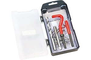 BestsQ Thread Repair Kit, M10 x 1.5mm Metric Thread Repair Insert Kit Compatible Hand Tool Set for Auto Repairing (M10-1.5)