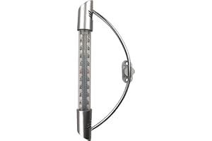 THERMOMETER WORLD Brand-Außenthermometer mit stilvollem Design und Zuverlässiges Gartenthermometer für Wand, Gewächshaus, Terrasse, Schuppen, Garage, einfach aufzuhängen