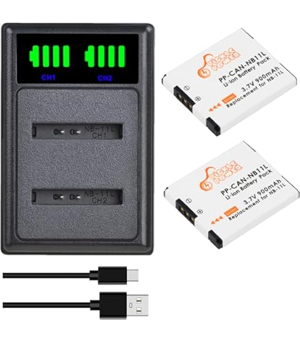 Câble Chargeur USB Pour Appareil Canon IXUS 265 à 510 HS - Chargeur Secteur/voiture - Neuf