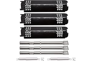 Criditpid Grill Ersatzteile für Charbroil Gas2Coal 463340516 463370516 463370519 463278419 463336818 463278418 Grillmodelle Grillbrenner , Heizplatte S Hields, Crossover-Röhren.