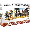 Wargames Atlantic - Classic Fantasty - Landsknecht Ogres (9 multipart hard plastic figures)