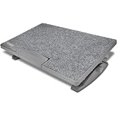 Kensington SmartFit SoleMate Pro ergonomik ayak desteği, &ccedil;alışma masası i&ccedil;in, v&uuml;cut duruşunu, kan dolaşımını ve sırt ve bacak