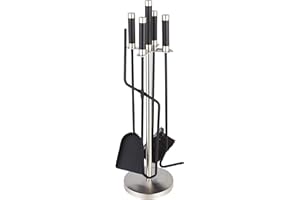 TERMATECH Fireplace Term Atech No. 11 Stainless Steel/Black