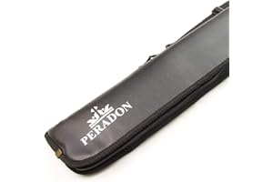 Luxus Peradon Fell gefüttert Soft Case für 3/4 Gelenk Snooker Pool Queue