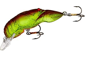 Rebel Lures Wee-Crawfish Fishing Lure, Chartreuse Crawdad