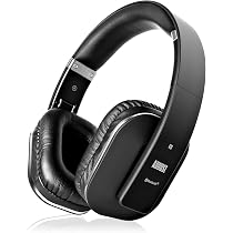 August EP636 Bluetooth NFC Koptelefoon - 14 Uur Accu, Handsfree & Multipoint - Zilver