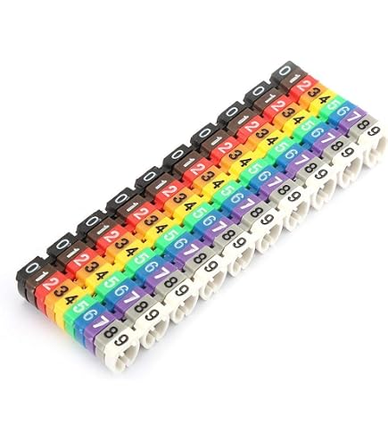 50 Stück Wiederverwendbare Kabeletiketten – 25x 4x3cm & 25x 5x2cm, Beschriftbares Nylon, Mit Klettverschluss, Für Kabel, Drähte & Schläuche