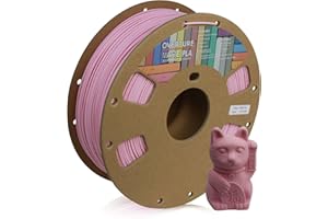 OVERTURE PLA Filament 1.75mm,PLA Matte,Matte PLA Filament 1.75mm,1kg Spool (2.2lbs),Dimensional Accuracy +/-0.03mm, Fit Most FDM Printer(Pink)