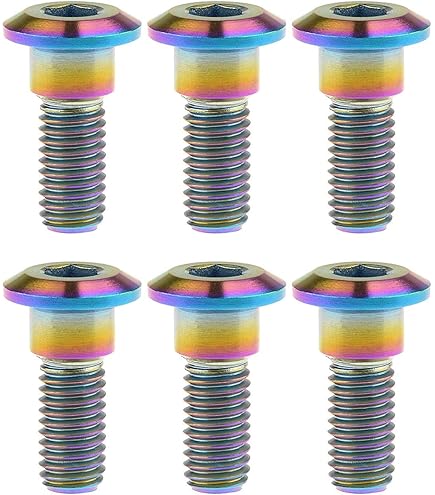 Bulloni rotore freno a disco in titanio Yamaha R1 R6 YZF M6x20mm da 12
