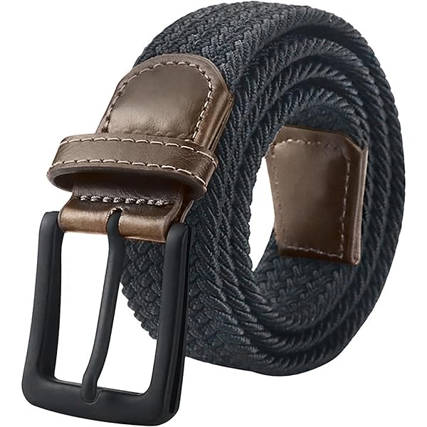 Bassin and Brown Mens Four Colour Woven Belt - Navy/Royal  display picture 2