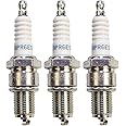 BPR6ES Spark Plug for Honda Motorcycle Engines & Other Small Engines (3 Pack)