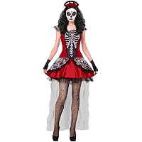 Gonna Di Halloween Per Adulti WIDMANN: Elegante, Nera, Versatile Per Angeli Neri, Fantasmi, Scheletri E Altri Travestimenti