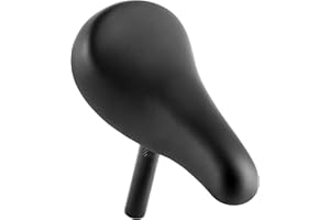 PROMETHEUS BICYCLES Prometheus Saddle for Children's Bicycle 10-12 Inches with Saddle Post Bar Aluminium 22.2 mm