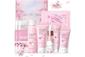 MIIOTO Skincare Coreano Kit, Cuidado Facial Mujer, Rutina Coreana Facial, Cuidado Facial Mujer con Limpiador, Tónico, Suero, Crema Facial, Esencia para Ojos, Reparador, Antiedad, 11 Piezas