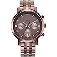 Fastrack Men Metal Analog Brown Dial Watch-3287Qm01/Nr3287Qm01, Band Color-Brown