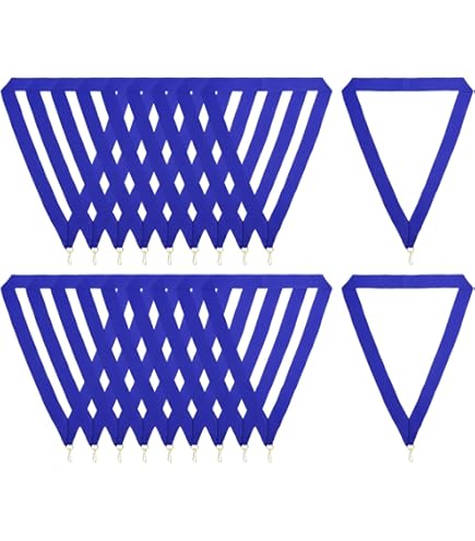 30 Nastri Per Medaglie Con Clip - Rosso Bianco Blu, Per Sport, Gare E Premi - Foto 11