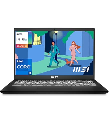 MSI Modern 14, Intel 12th Gen. i5-1235U, 35CM FHD 60Hz Laptop (8GB