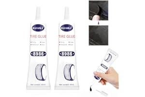 HASAIKA® Reparación de Neumáticos, Pegamento de Reparación de Neumáticos, Repara Pinchazos Coche, Pegamentos de goma fuertes líquidos para Reparar Rápidamente Agujeros y Grietas en Varios Neumáticos