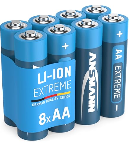 Caricabatterie Universale ANSMANN Lithium 4 – Per Li-ion 18650, 21700, 26650 E NiMH AAA/AA/C, Con Display LCD E Porta USB-C - 3