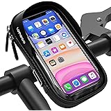 LEMEGO Wasserdicht Handyhalterung Handyhalter Fahrrad Motorrad Bike Lenkertasche Halterung Fahhradlenkertasche Rahmentasche F