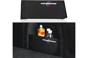 OYDDL 1PCS Hinteren Kofferraum Organizer Seite Teiler Bord Abzeichen Aufkleber Kompatibel mit BMW X5 G05 2019 2020 2021 2022 2023 Zubehör