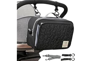 MANDARINMELON Kleine Tasche für Kinderwagen, Buggy mit Mutterschaftsfunktion, Organizer für Kinderwagen und Kinderwagen, Mehrzwecktasche für Krankenhaus, Mutterschaft, Stuhl