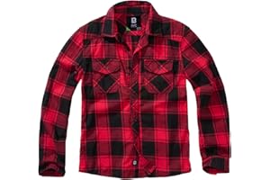 Brandit Kids Check Shirt Long Sleeve, Verschiedene Farbvarianten, Größen S(122/128) bis XXL(170/176)