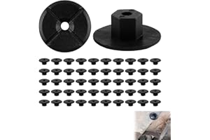 Joynine Dadi in Plastica per Auto 50 Pezzi 2019900050 51711958025 Protezione Arco Ruota 4mm Clip di Fissaggio Senza Filettatura per Mercedes W201 W124 190D 260E V-W S-eat B-M-W