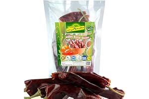 nalAmudhu Andhra Guntur Piment Rouge entier | Moyen Chaud | Poivrons rouges-200gm...
