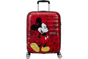 AMERICAN TOURISTER American Tourist Wavebreaker Disney FL - Spinner S, ręczny bagaż, 55 cm, 36 L, wielokolorowy (Mickey Comics Red)