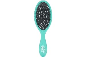 Wet Brush Amazon Exclusive Aqua - Spazzola districante per capelli, setole IntelliFlex ultra morbide, scivola attraverso i nodi, per tutti i tipi di capelli bagnati, secchi e danneggiati, per donne e