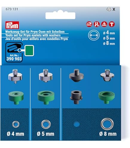Set Attrezzo Prym VARIO - Per Rivetti Tubolari 7.5-9mm, 4 Pezzi - Foto 5