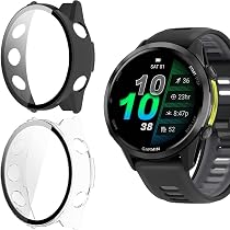 Coque De Protection Garmin Venu X1 - 2 Pièces PC + Verre Trempé, Anti-Rayures, Couverture Totale Écran 9H, Transparent HD - 5