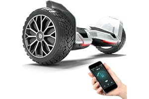 ‎BLUEWHEEL ELECTROMOBILITY 8.5" Premium Offroad SUV Hoverboard - Deutsche Qualitätsmarke - Bluewheel HX510 inkl. Kinder Sicherheitsmodus & App - Bluetooth - Starker Dual Motor - Elektro Skateboard Self Balance Scooter