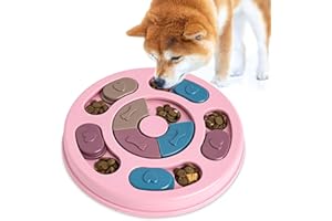 Blanlody Puzzle dla psów, interaktywne zabawki dla psów, zabawki dla psów na nudę dla psa, zabawka dla psa piszcząca z zabawkami dla szczeniąt