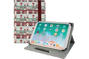 Emartbuy Universal 9.1 Inch - 10.5 Inch Paws Multi Angle Folio Wallet Case Cover With Card Slots and Stylus Pen Compatible With Selected Devices Listed Below