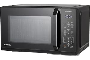 TOSHIBA Origin Inverter Microwave Oven 25L 800W Black Touch Control Panel Child Safety Lock | 7 Auto Menus | Ease Clean Cavity MW3-EM25PWI(MB)