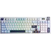 Aula S98 Pro 3 Modlu RGB Hot Swap Mekanik Star Vector Switch Kablosuz Makrolu Klavye Lacivert