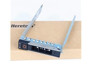 Heretom 2,5 Zoll SFF Festplattenrahmen Laufwerk Caddy SAS/SATA Festplatte Tray für Dell Poweredge C4140 XR2 R6515 R6525 R7515 mit Schrauben