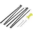 Vango Outdoor Adjustable Pole Set available in Black - Size 180 - 220 cm