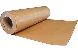 PAKNOR® 30 cm - 50 m - Marron - Kraft - Papier cadeau - Papier alimentaire - Idéal pour l'artisanat, emballage cadeau, emballage cadeau