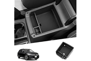 SHAOHAO Compatible con VW Tiguan MK2 2016-2022 2023 / Seat Tarraco FR Bandeja de la Caja de Almacenamiento del reposabrazos del Coche Consola Central Guantera Estiba Ordenando Accesorios Interiores