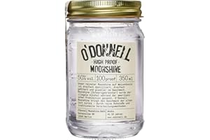 ‎O'DONNELL MOONSHINE O’Donnell Vodka High Proof (350ml Probiergröße) Moonshine BIO-Vodka mit 50% vol. & dreifacher Destillation – Starker, glasklarer Charakter für echte Moonshiner – Made in Berlin
