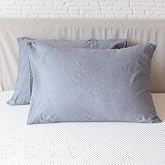 Valoroso Tekstil Yastık kılıfı 2'li 50 x 70 cm, Kapaklı (Gri)