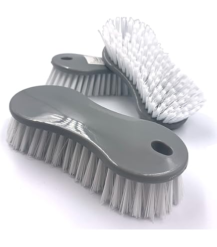 Spazzola Per Bucato A Forma Di Violino - Bianca, 16x7x3 Cm, In Plastica - Foto 7