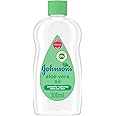 Johnson's Baby Moisturising Oil, Aloe Vera, pecially formulated to instantly hydrate and nourish baby’s delicate skin, leaving it feeling soft and healthy, 300ml